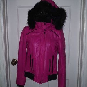 Danier Leather - Thinsulate - Hot Pink Jacket